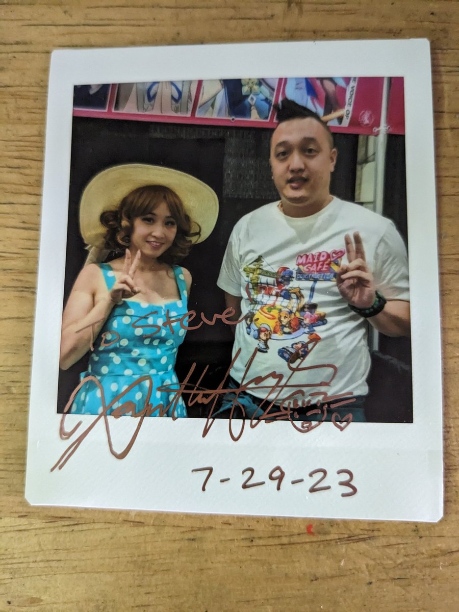 Steve_Vuong's tweet photo. Anime Inpluse  2023 it has been one year  since Fanime 2022 I had the opportunity to see @ItsXanthor again still the same energy super friendly &amp; down to earth &amp; using her awesome voice acting skill 😍😁 https://t.co/QgL8zG1YNX