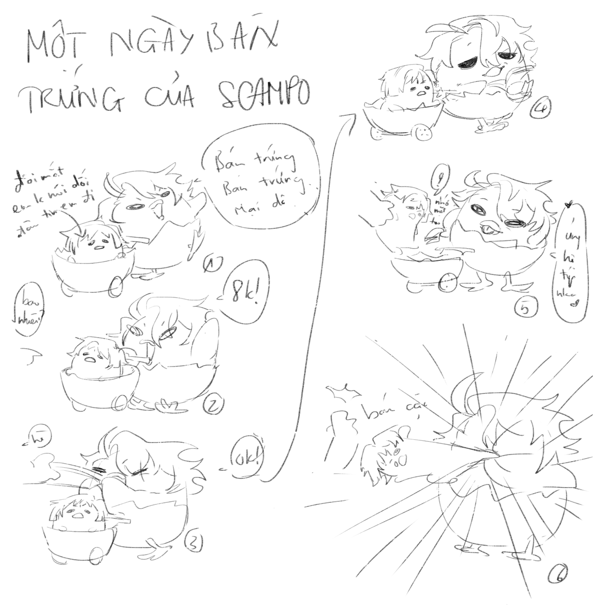 babiimeowche's tweet photo. rkgk Một ngày bán trứng (Meowche) của Scampo
#Genshinlmpact #Scaramouche #Wanderer #Gudetama
#HonkaiStarRail #SampoKoski #Sampo #Scampo https://t.co/KQp8WP2Pcu