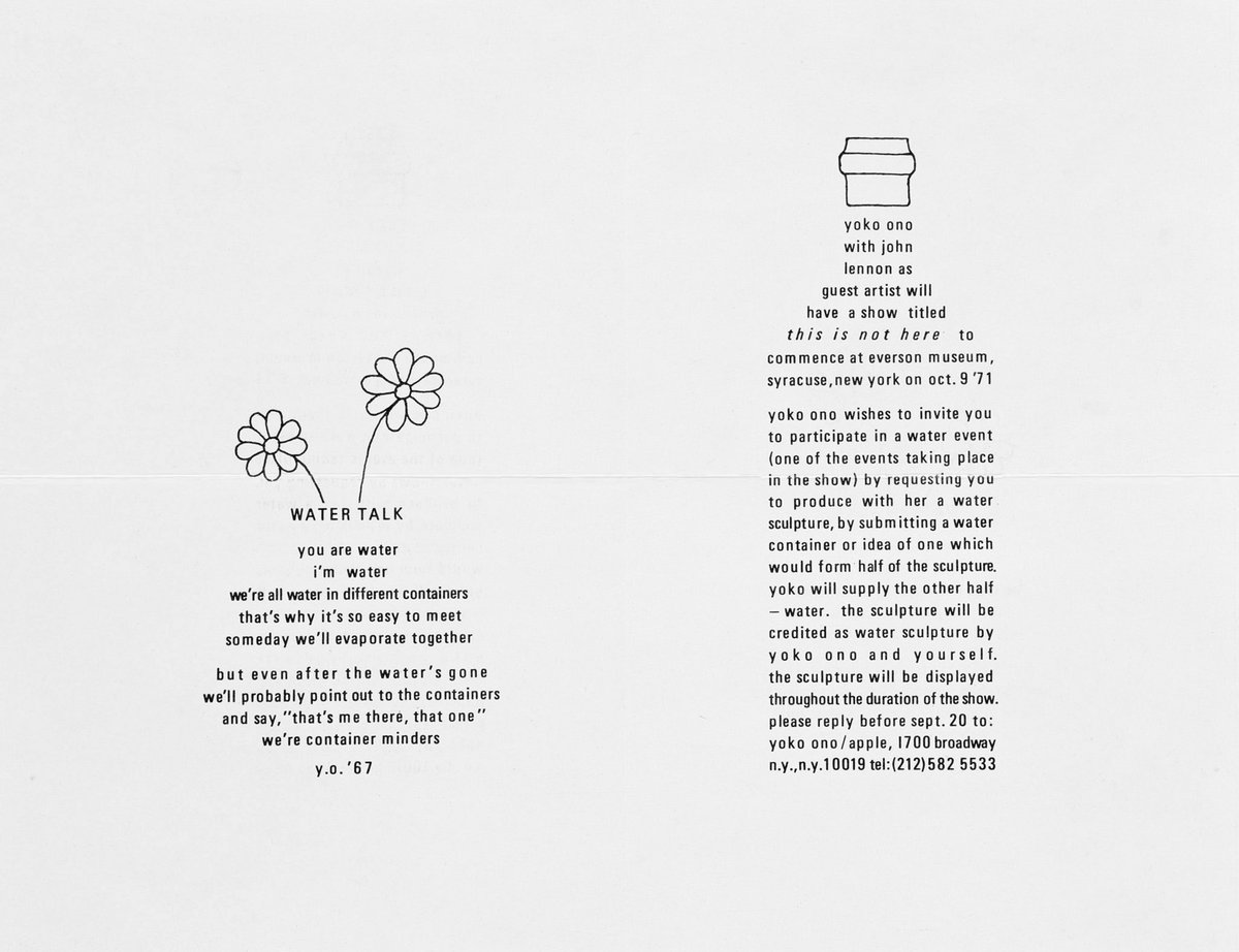 Yoko Ono tweet media