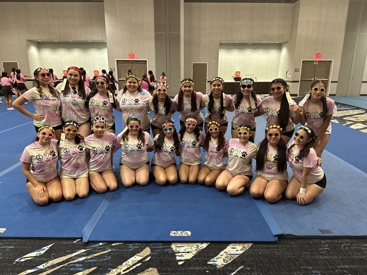 SSAISDssahs's tweet photo. Bobcat Cheer worked hard at NCA Camp! They brought home the following awards:

-20 All American Nominations
-7 All American Titles
-Top Team Chant
-Top Team Cheer
-Stunt Safe
-Herkie Day 2
-Spirit Stick all 3 days
-Individual Leadership-Mikayla
-NCA Staff Invite-Mikayla

#PawsUp https://t.co/dn6DZQE0Vf