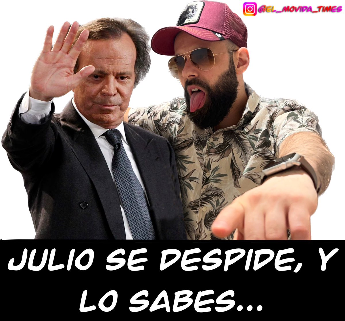 MovidaTimes's tweet photo. Julio se va y lo sabes… #julioiglesias 
#humorespañol #memesespañol #humor #memes #julio #humorenespañol https://t.co/hDHjogVEJU