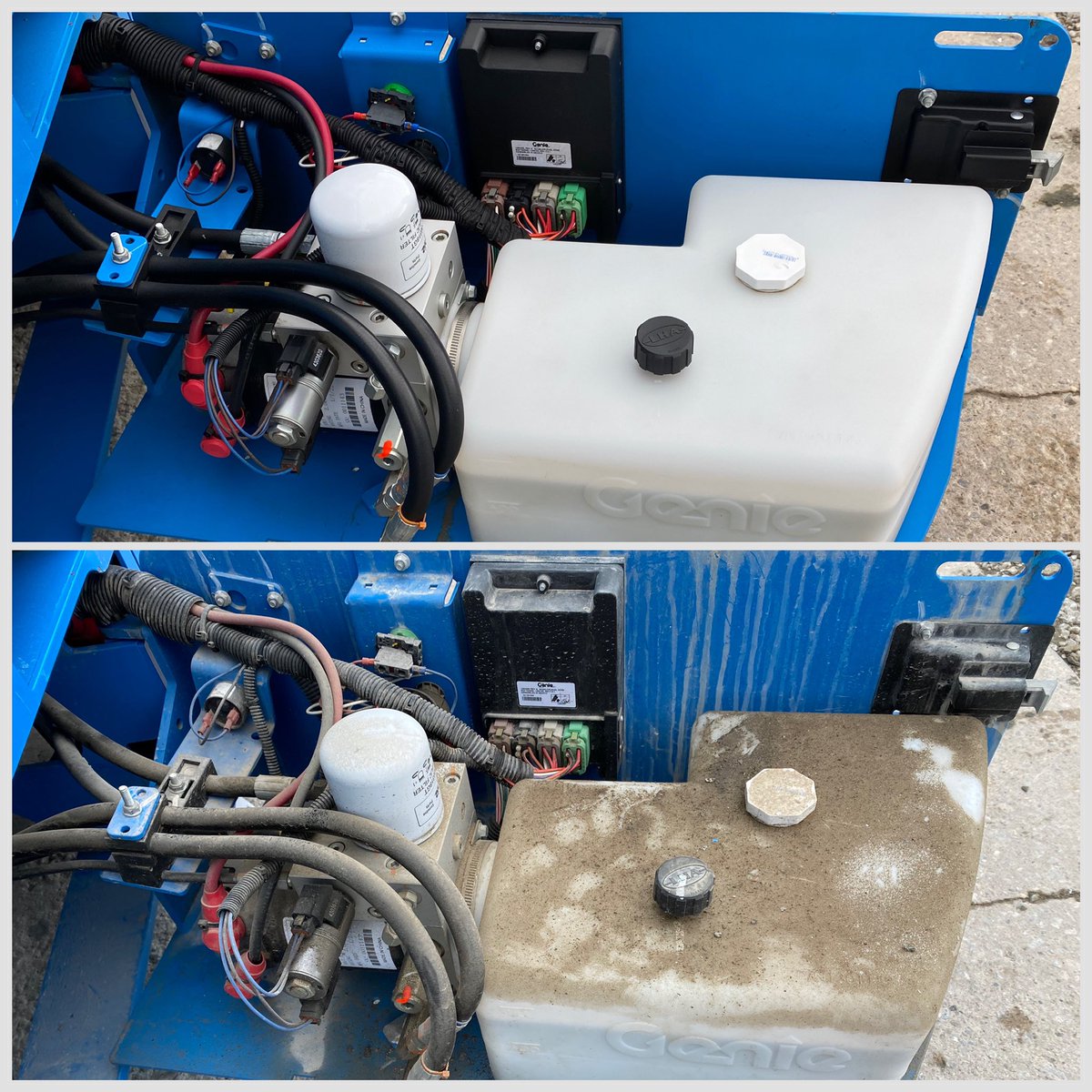 Blueskyblasting's tweet image. 🧊 Say hello to the coolest cleaning solution in town! At Blue Sky Dry Ice Blasting, we&apos;re here to blast away dirt, grime, and grease with the power of dry ice pellets! 💨💪
#DryIceBlasting #EcoFriendlyCleaning #SparklingResults