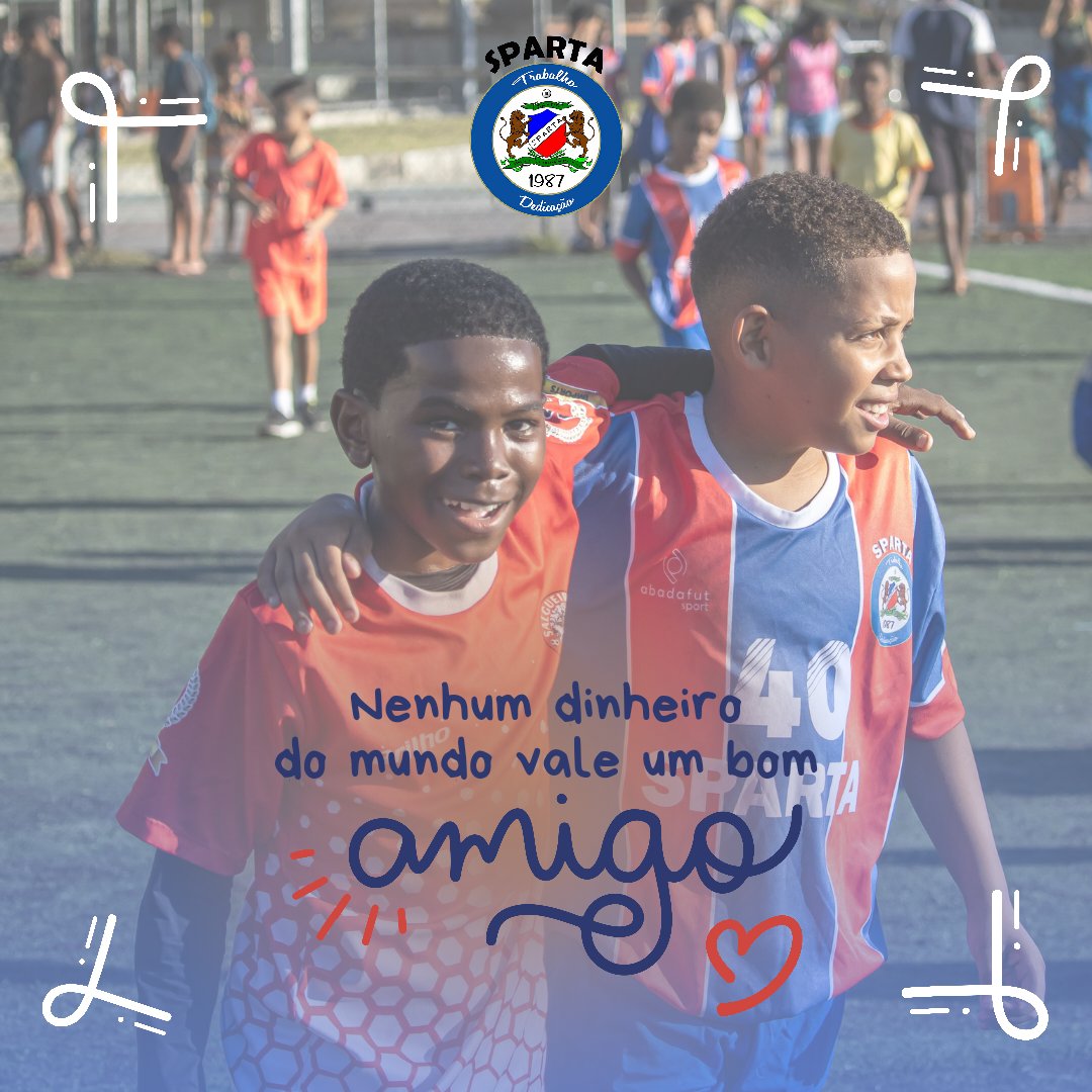 O SPARTA é uma Escolinha onde fortalecemos as amizades, criamos vínculos, trabalhamos o respeito e nos apoiamos sempre! 💪
.
🔴 Somos diferenciados! 🔵
.
#ongspartario #escolinhadefutebol #morrodaprovidencia #projetosocial  #futebol #jogabonito #favela #esporteparatodos