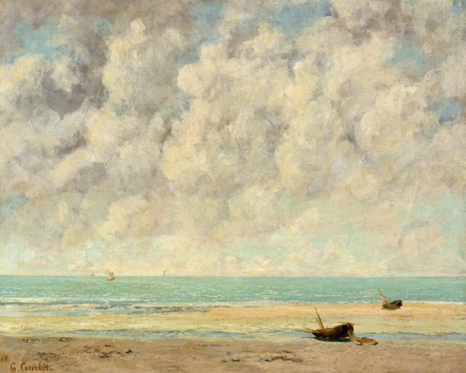 allontanarsio's tweet photo. Gustave Courbet's seaside paintings https://t.co/HfaOjOhcL0