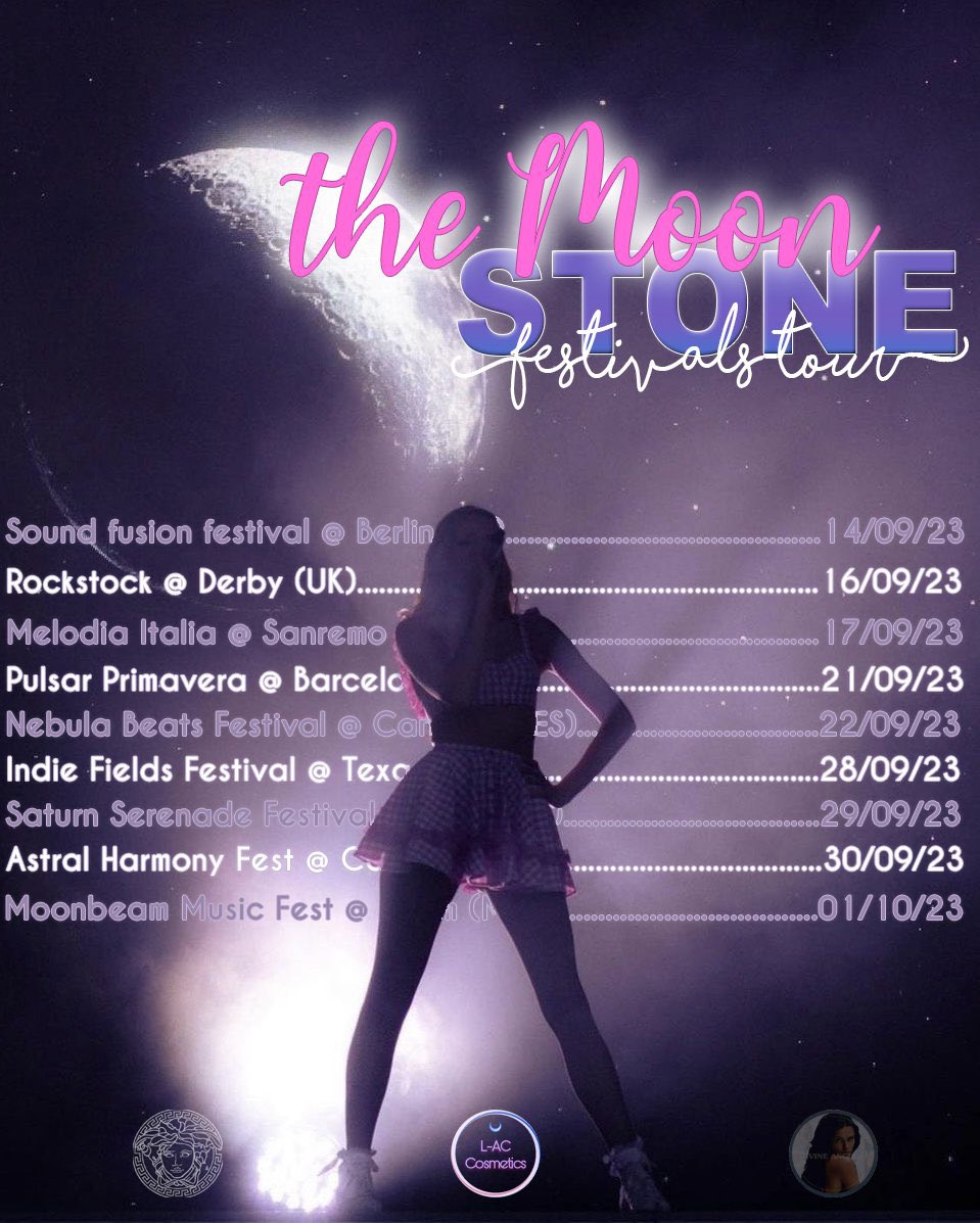 BORNlN1995's tweet photo. ⠀
⠀ ⋆* ☾･ﾟ:⋆˚:✧｡
⠀  ⠀  ⠀ ⠀ ⠀ ⠀  * the moon stone
⠀  ⠀ ⠀  ⠀  ⠀  ⠀ ⠀  ⠀ ⠀  ₍ festivals ₎ tour ⠀🌙
⠀ https://t.co/R7CT8DgsZV