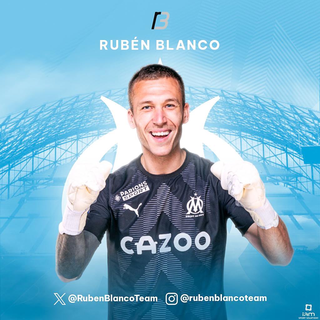 RubenBlancoTeam's tweet photo. Feliz de formar parte de la familia del @OM_Officiel y de presentaros mis redes.Gracias a ellas podré estar más cerca de vosotros⚽️Très heureux de rejoindre la famille @OM_Officiel et de vous présenter mes réseaux sociaux. Je pourrai désormais être plus proche de vous #TeamOM🔵⚪️ https://t.co/70MI8PIzBt