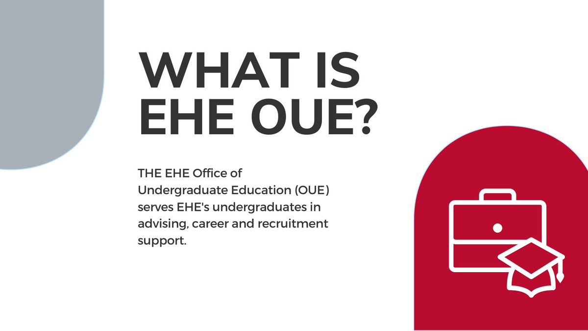 OSUEHEOUE's tweet image. What is EHE OUE?

Discover a range of student services, from career guidance to scholarship support, to help you gear up for the autumn semester. 

Schedule an appointment to meet with your advisor or explore available resources through our office at bit.ly/3KhyHyl