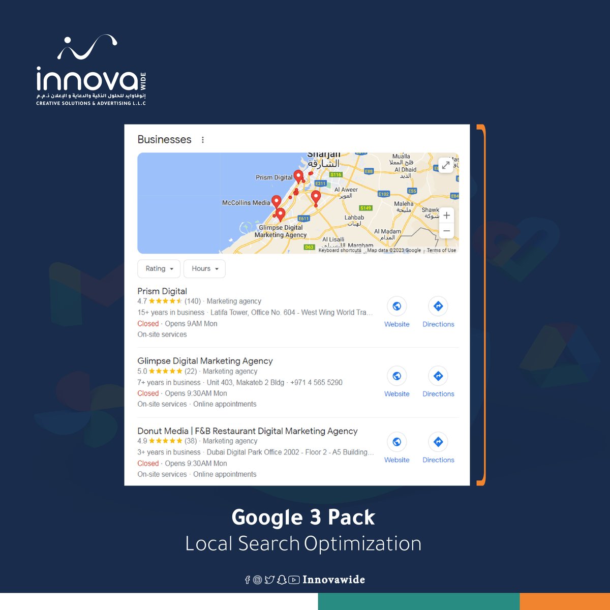 innovawidee's tweet image. هل تريد فهم ماهية SERPs من Google؟
دعنا نوضح لك الفرق بمنتهى البساطة، لتبدأ معنا رحلة التواجد رقميا بأقوى شكل ممكن.
تواصل معنا عبر الرسائل و اترك استفسارك عن التواجد عبر جوجل. 
#Innova #GoogleSERPs #PaidAdvertising #SearchOptimization #SEO  #SERPinsights #DigitalMarketingQatar