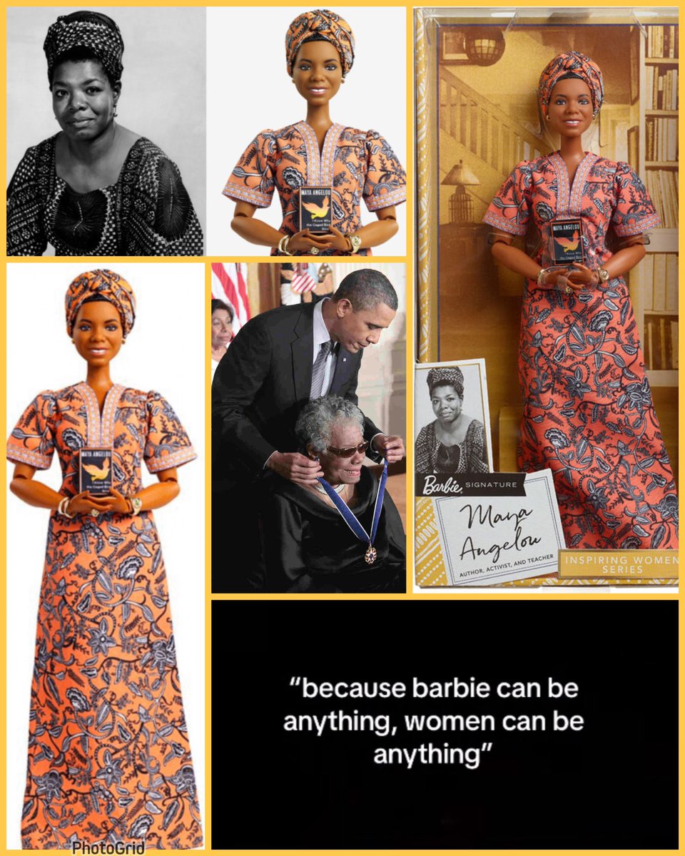 DKWeaverWrites's tweet photo. I am at the #BarbieMovie & I need to find a #MayaAngelou #Barbie #writerbarbie
“Because Barbie can be anything, women can be anything.” 👱🏾♀️ 💪🏽
#BarbieTheMovie #BarbieWorld #WomenEmpowerment #barbiedoll #Mattel #Barbieland
💞🎀💪🏽 FEELING #DONNASTRONG https://t.co/B8U0X75W6K