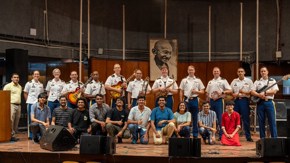 We celebrated Jazz Month with the students of the India Institute of Technology’s Music Club, using music to further strengthen the U.S.—India partnership. 

U.S. Army photos by Specialist Ryan Lastrapes