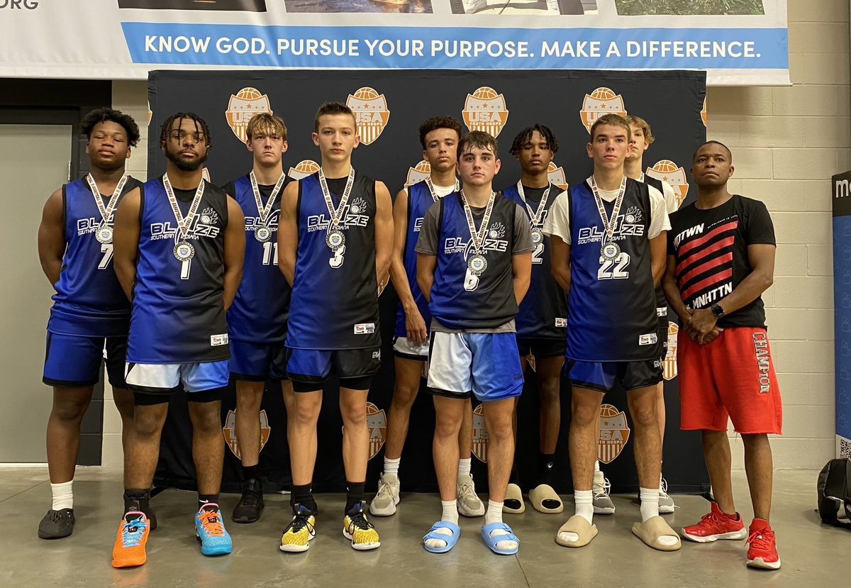 Congratulations to the 2026 boys on their Championship this weekend in Indy. One weekend left. Battle of the Bridges. #Blaze.