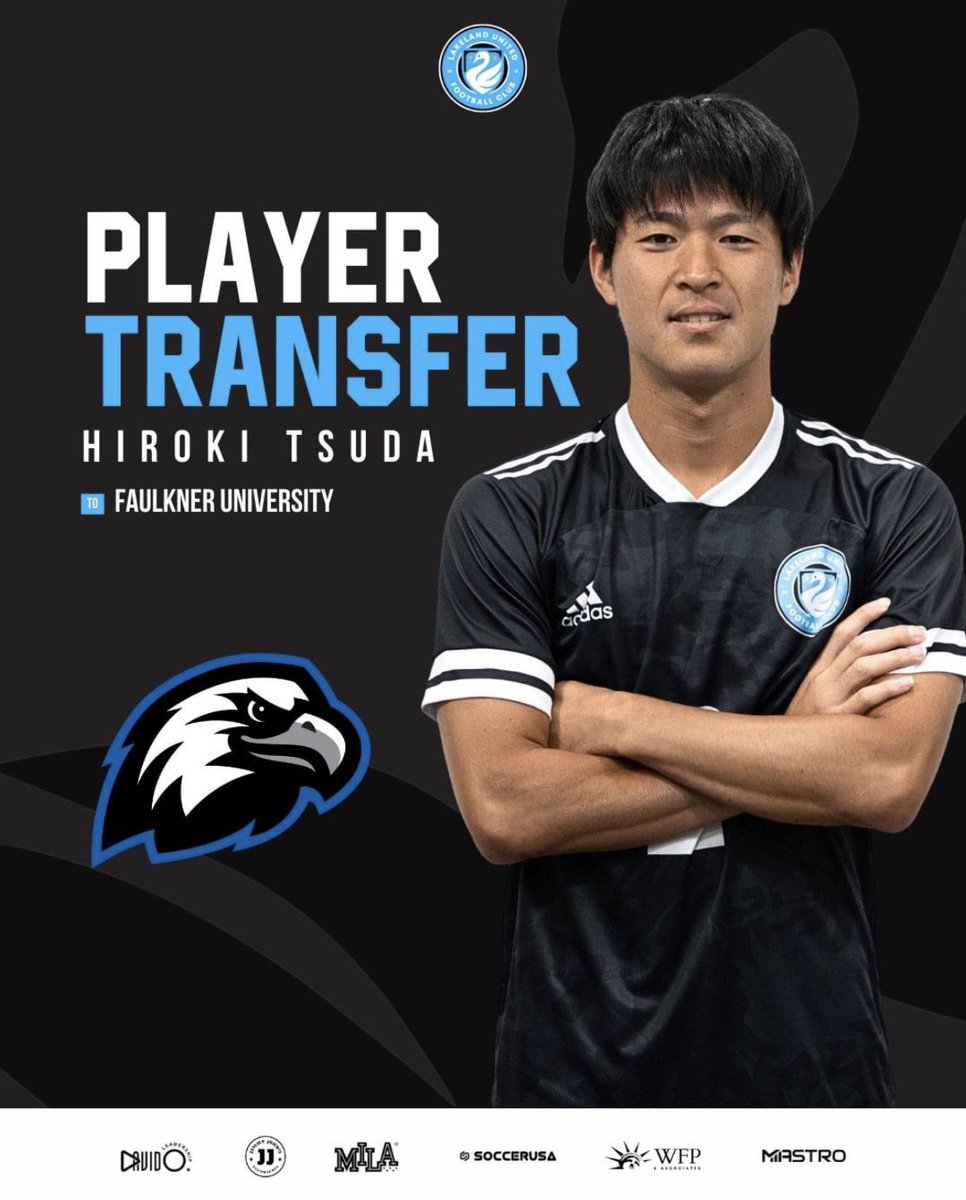 Congratulations to Hiroki Tsuda! 

Lakeland United ➡️ Faulkner University 

We thank you for your commitment to our program and we wish you success on your new journey. <a href="/FaulknerUnited_/">Faulkner Mens Soccer</a> 

#VamosLKLD #LKLDMade