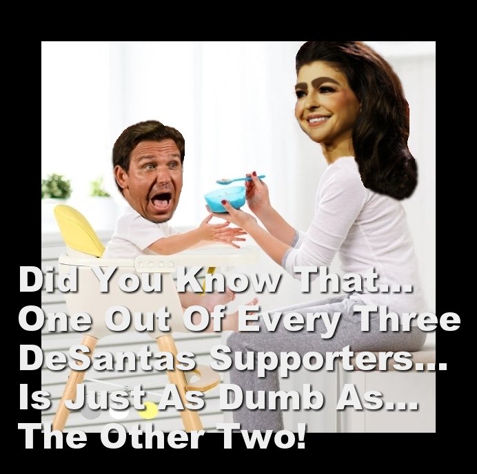 RWhiteFang's tweet photo. @TeamDeSantis Not you!!! https://t.co/m5Hwu8pwRo