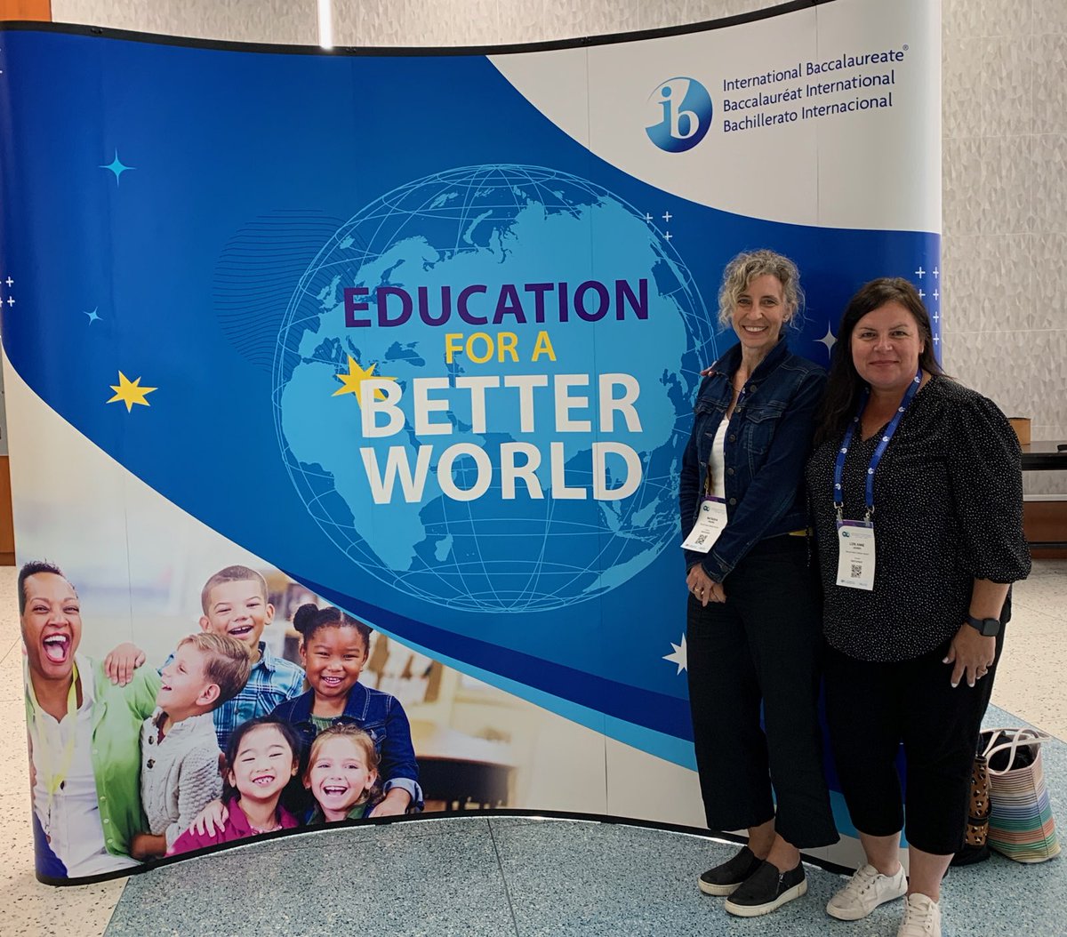 SHFlames's tweet image. Life-long learners! Mrs Jansen and Mrs Finoro doing some summer learning at the IB Global Conference in Toronto.