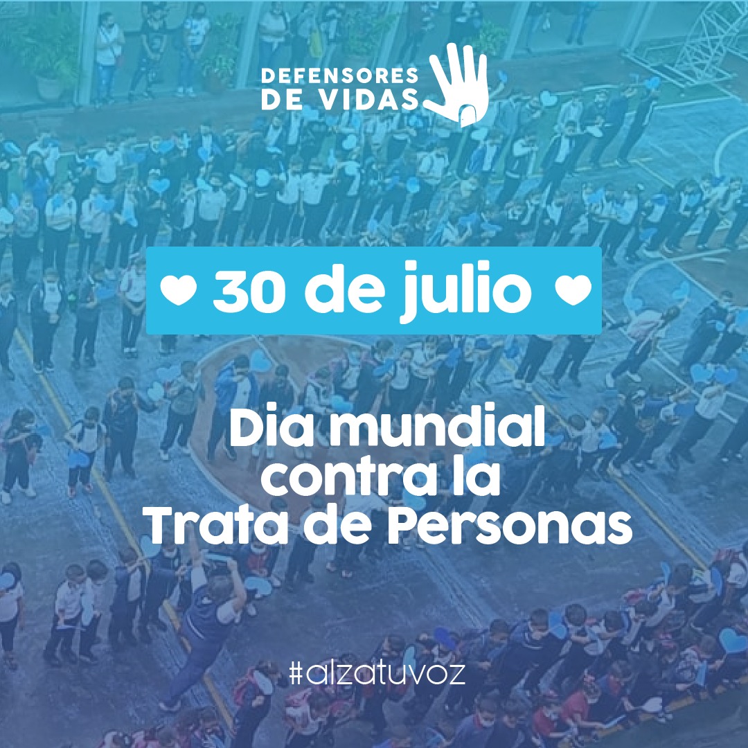 DefensoresVidas's tweet photo. 🌍🤝🛡️ Día Mundial contra la Trata de Personas 🛡️🤝🌍

⚠️ La trata de personas afecta a millones en todo el mundo. 

💙 Hagamos un mundo seguro y justo. Únete y sé parte del cambio.

#tratadepersonas #soyundefensor #alzatuvoz https://t.co/fmPRPkBKNl