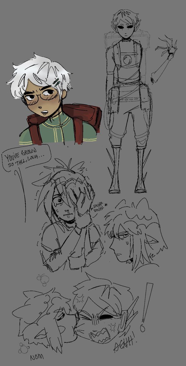 modestcats's tweet image. Just doodles p