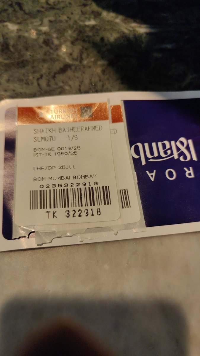 SnacoT's tweet photo. @TK_HelpDesk 
Baggage ID
0235322783
TK 322783
0235322918
TK 322983
Please help my bags are stuck in Istanbul. Since 25th July 
Please send to Mumbai India or transfer to Gulf Air
Pls. help @TK_HelpDesk @Turkishcare1 @IndiGo6E @TH_GoIndigo 
Flight TK 4750 operated by @IndiGo6E https://t.co/48EARaQzE6