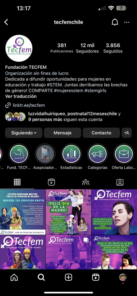 44strid's tweet photo. Me agarro de este tweet para contarles que ya existen esas plataformas de difusión. Yo sigo a @TecFemChile hace rato que promueve el trabajo masculinizado en mujeres 😁
Difunda difunda 🫡 https://t.co/8BKLGPHeyo