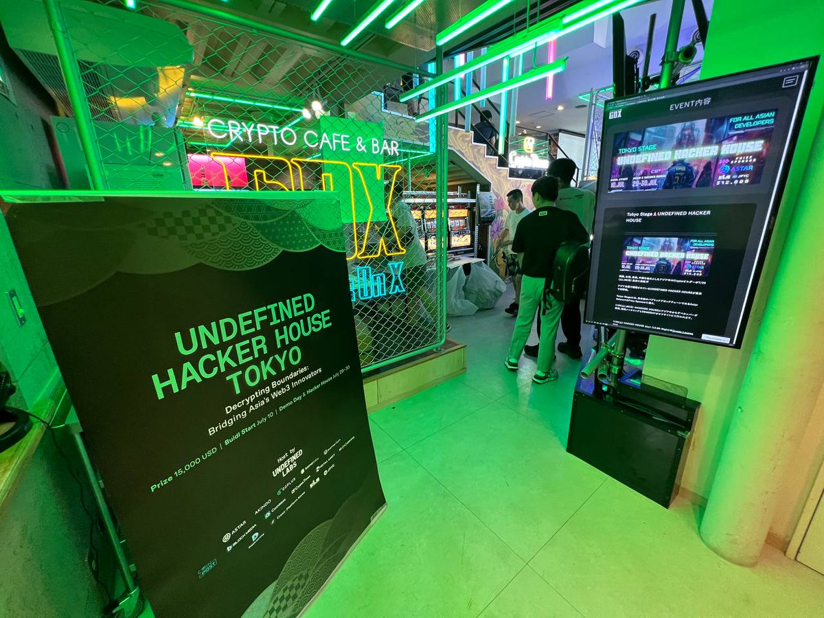 GoPlusSecurity's tweet photo. It's finally here! The #UndefinedHackerHouse Tokyo Demo Day has arrived. Get ready to experience #SaferWeb3 innovation at its finest. https://t.co/i19RgPFNyw