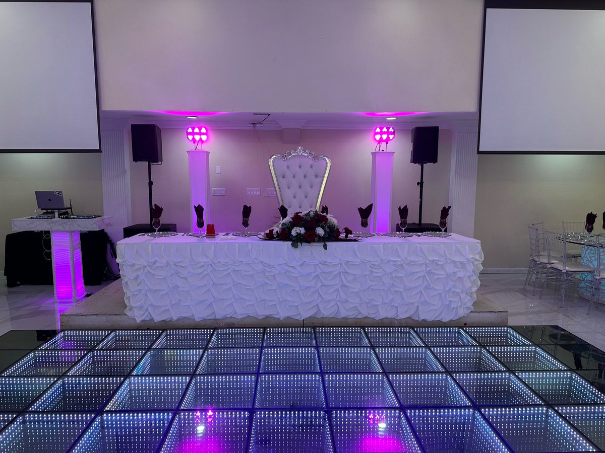 deejaynolo's tweet photo. Sweet 16 setup 
#quiceñera #sweet16 #wedding #weddingdj #sweet16dj #quiceñeradj https://t.co/pPErlTnJyI