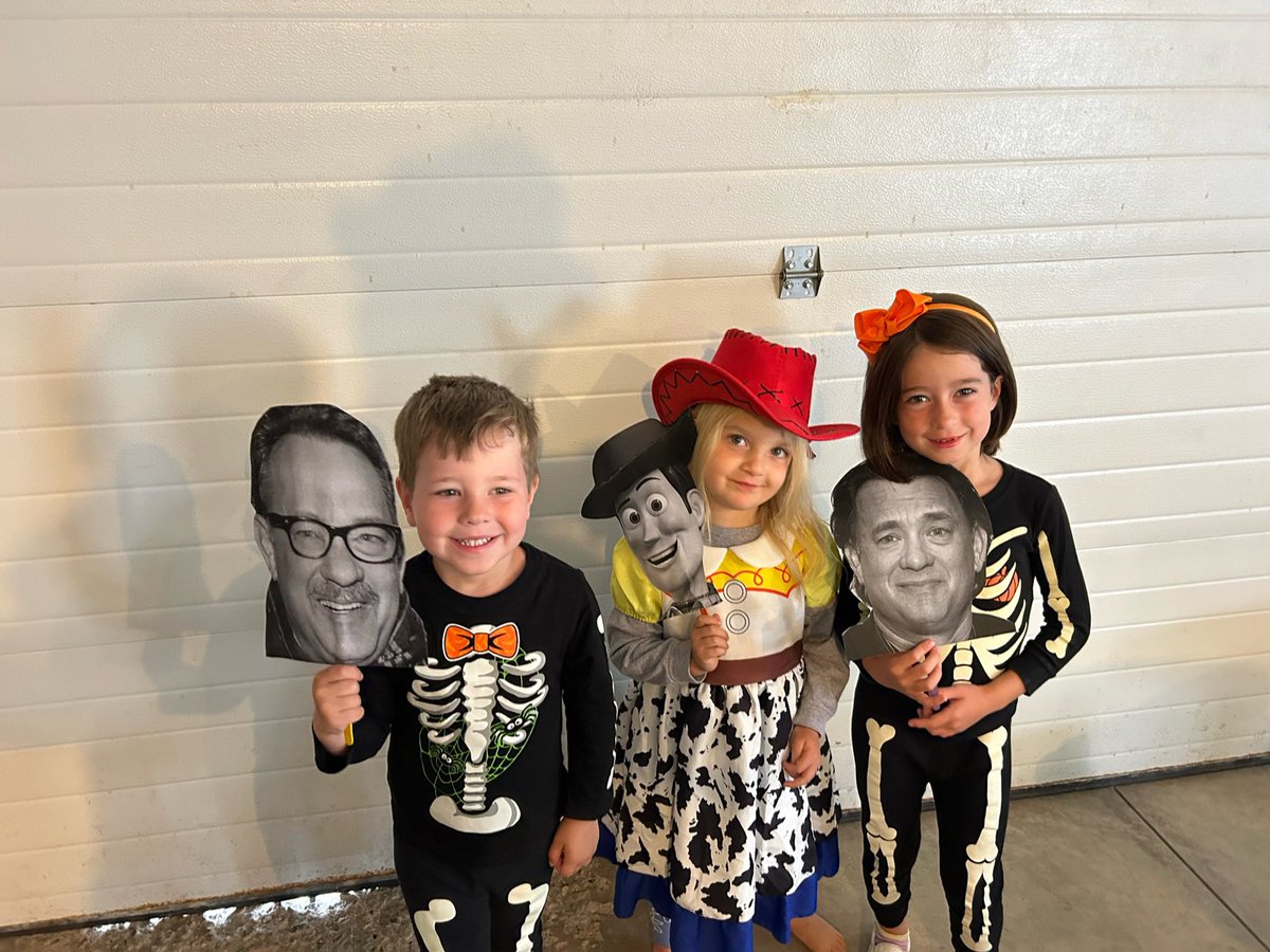 TomHanksDay's tweet photo. Our friends from the Green Bay chapter of Tom Hanks Day sent us some photos from their #THD event earlier this year. Their costume game is top notch! 😎 https://t.co/OHEzUjxXsv