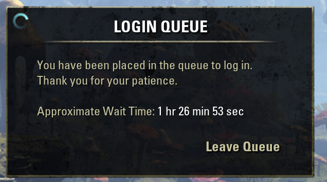 John_Clacker's tweet photo. @BethesdaSupport @TESOnline Any chance of fixing todays login issues. https://t.co/G2IBxORgKz
