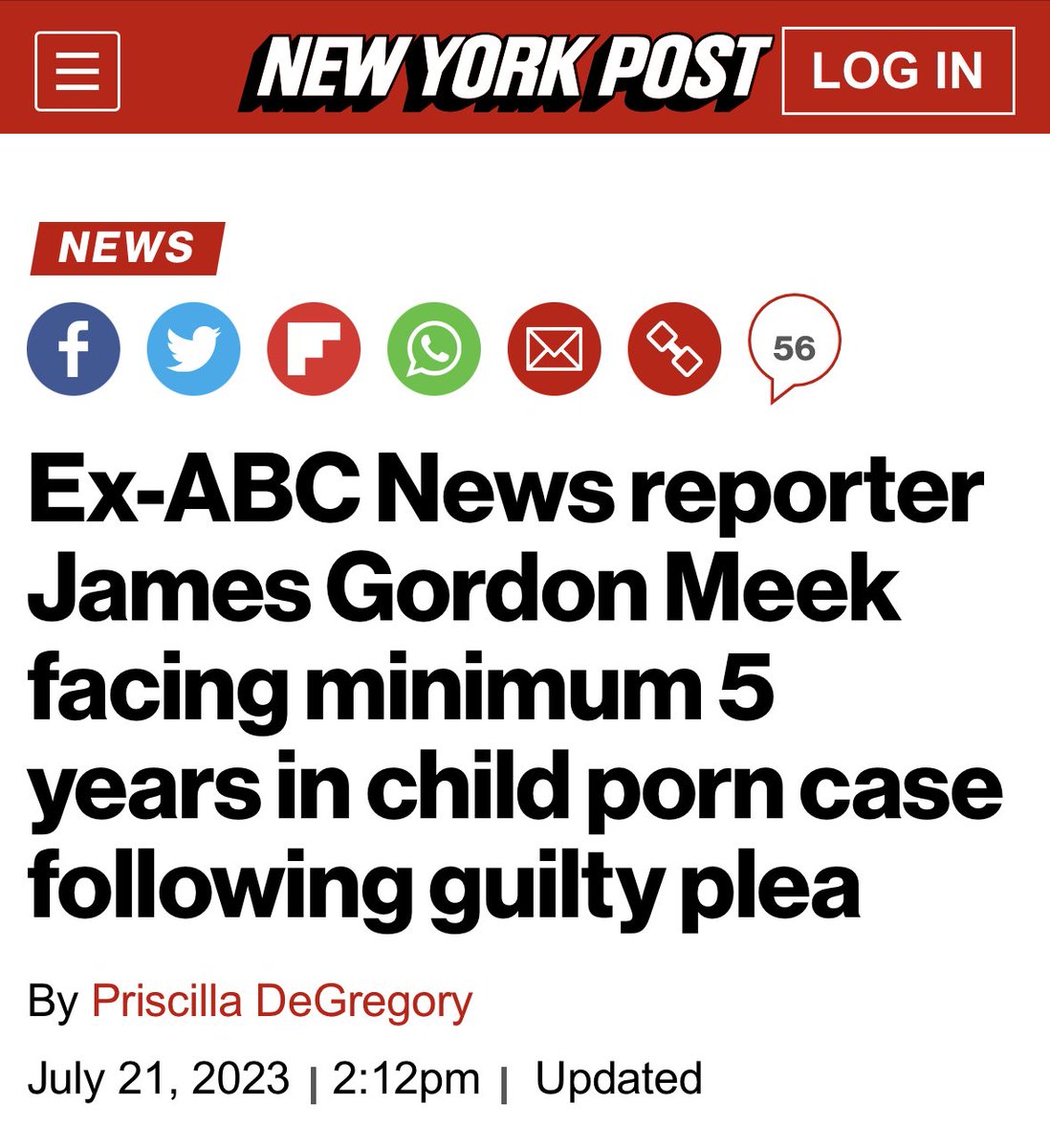 So the guy who “debunked” the child porn Pizzagate conspiracy, James Meek, turns out to be a sick f*ck pedophile himself.