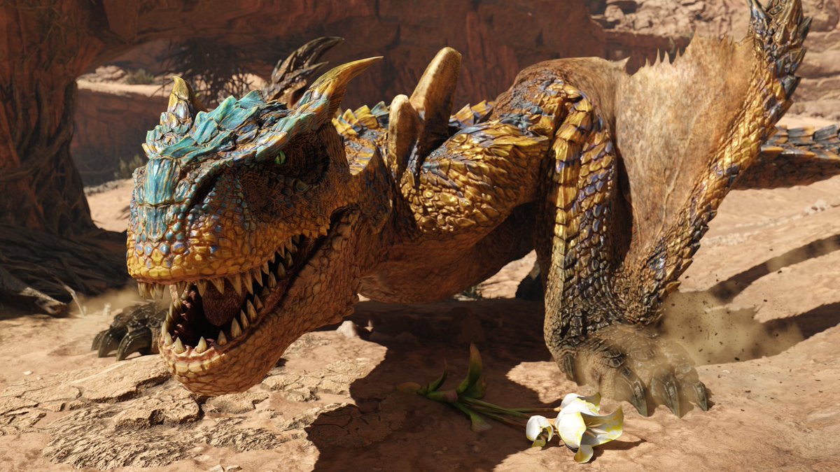ILagiacrus's tweet image. Tigrex has a flower for you

#Tigrex #MonsterHunter