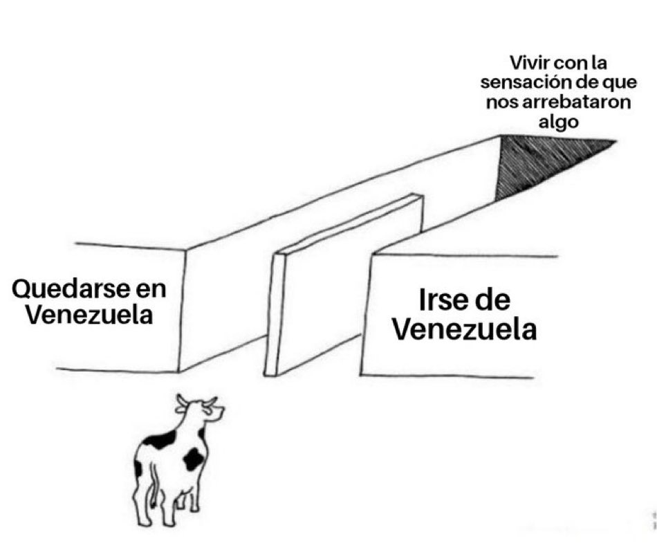En la Venezuela de las últimas décadas hay dos decisiones muy “valientes” que enfrentan lo venezolanos: quedarse en Venezuela o irse de Venezuela!