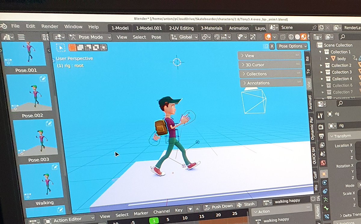 antOonsblender's tweet photo. Trying to do a short animation #b3d #animation #practice3d https://t.co/2bw14oLZly