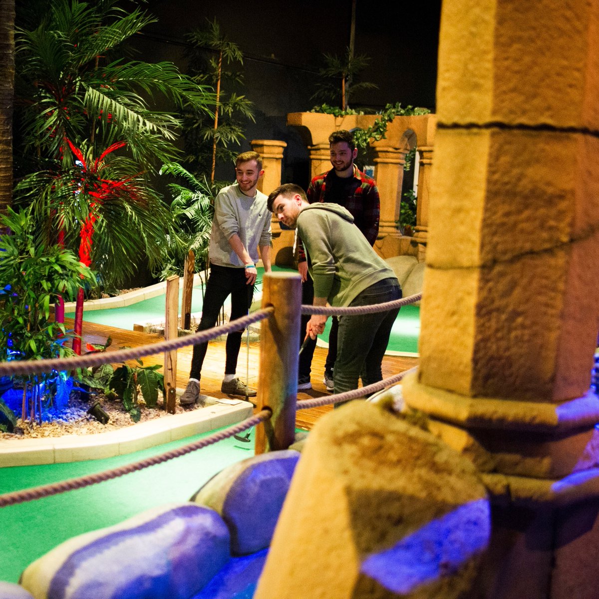 Looking to spice up your Sunday?

The Lost City offers 18 or 36 holes of immersive golf fun for much less than you may think! 

If you are looking for the perfect activity for a first date or simply to get out of the house before Monday strikes again, why not book online today?