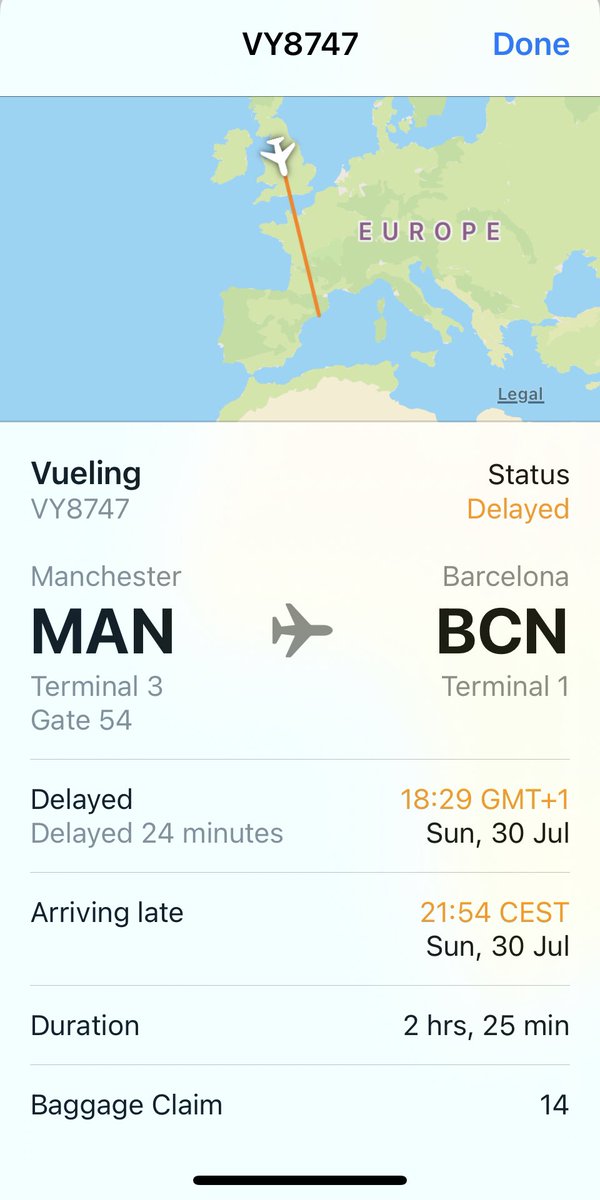 Esterfg99's tweet photo. @vueling I el vol està sortint ara, pq ha sortit amb retard… https://t.co/wLC8azUFDY