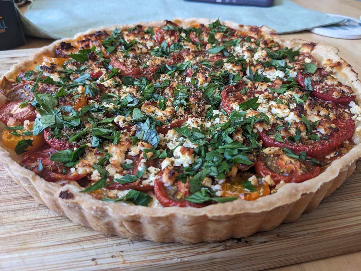 LysergCooks's tweet photo. Tomato and feta tart https://t.co/ZOg6IfUcXf