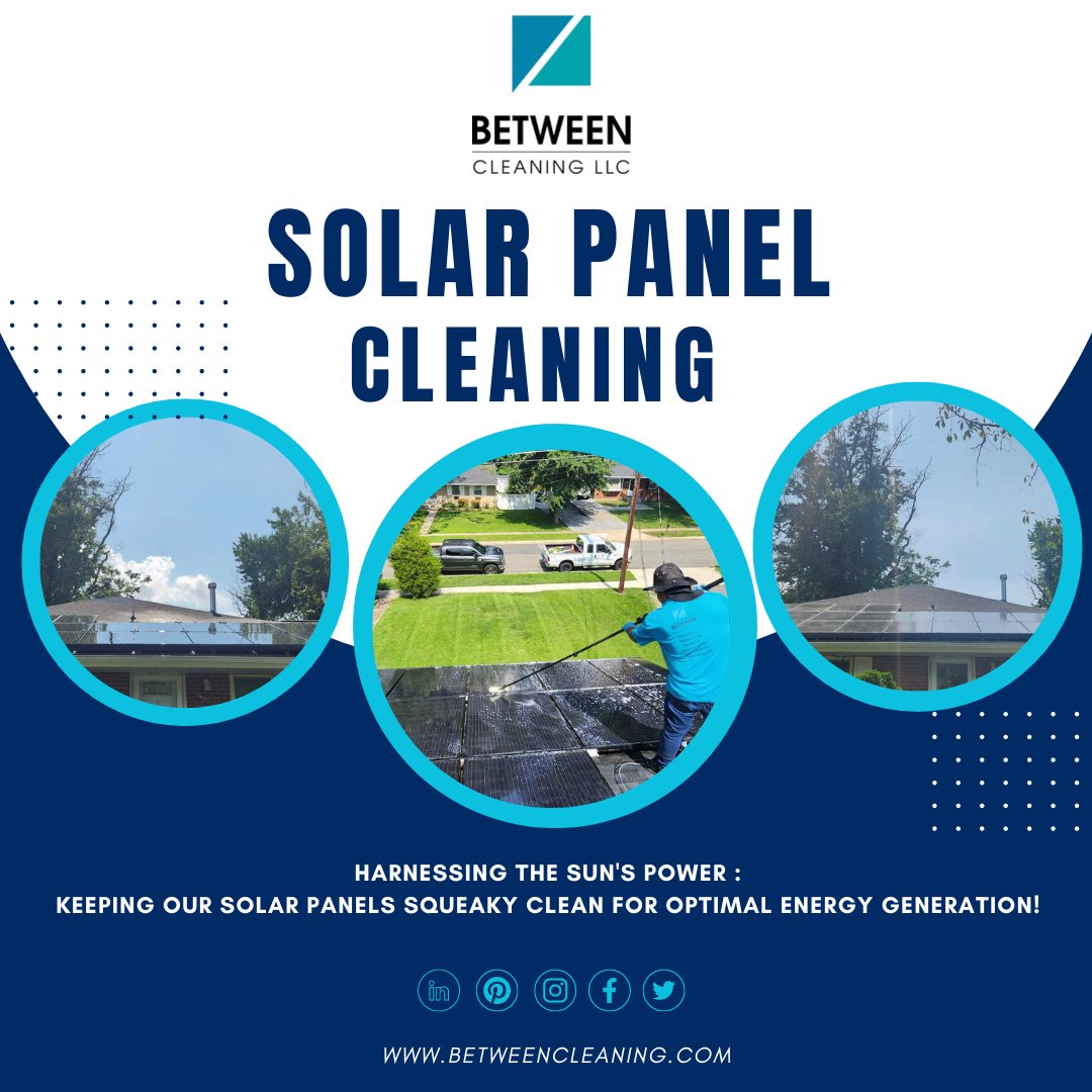 Solar panels can lose up to 40% production when they are dirty.
bit.ly/3HjZ31m
#SolarPanelCleaning #SolarMaintenance #CleanEnergy #RenewablePower #EcoFriendly #CleanAndGreen #RenewableResources #CleanThePanels #betweencleaningllc #maryland #washingtonDC