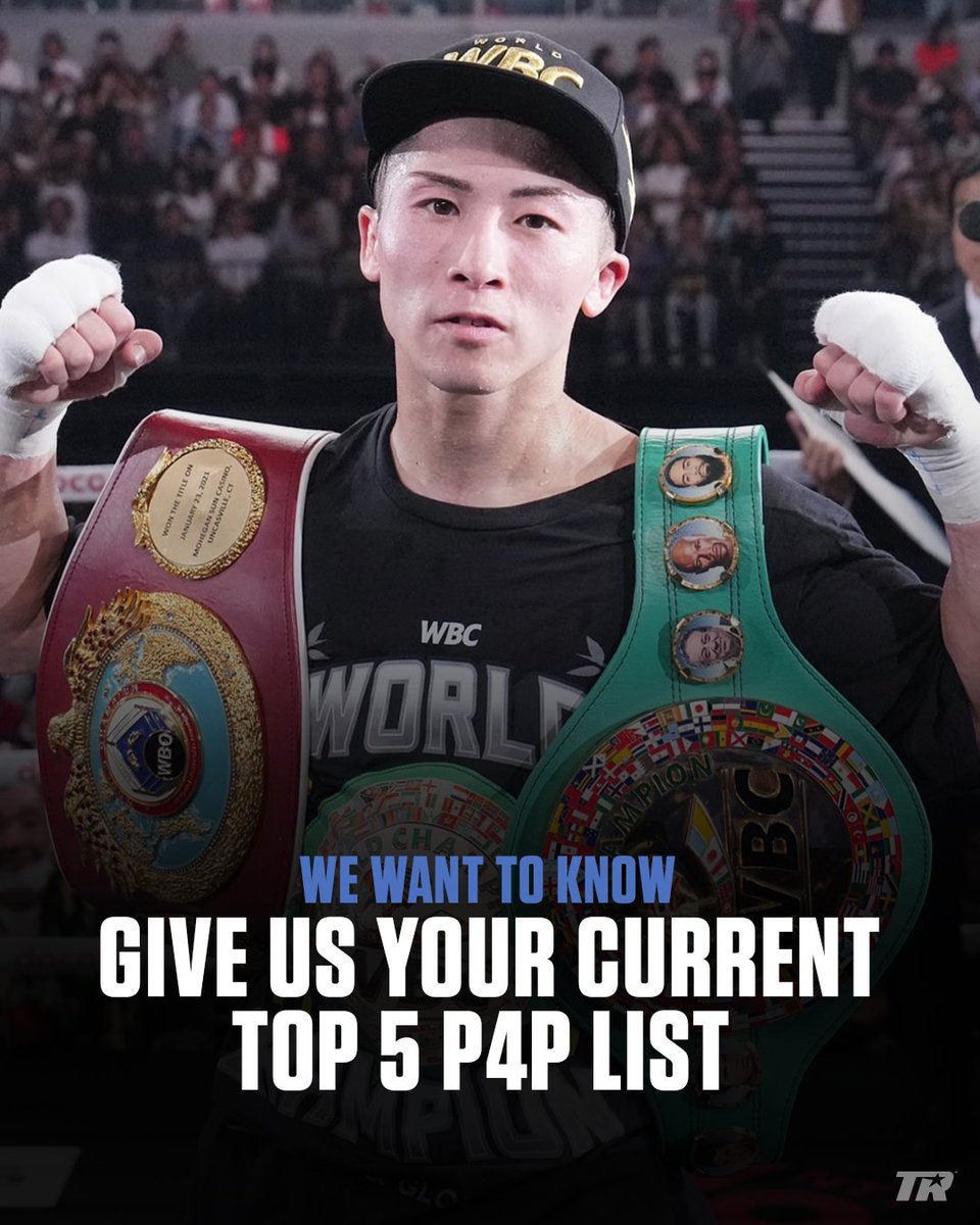 trboxing's tweet photo. Let's see those updated pound-for-pound lists 👀 https://t.co/2PiB11ZANY