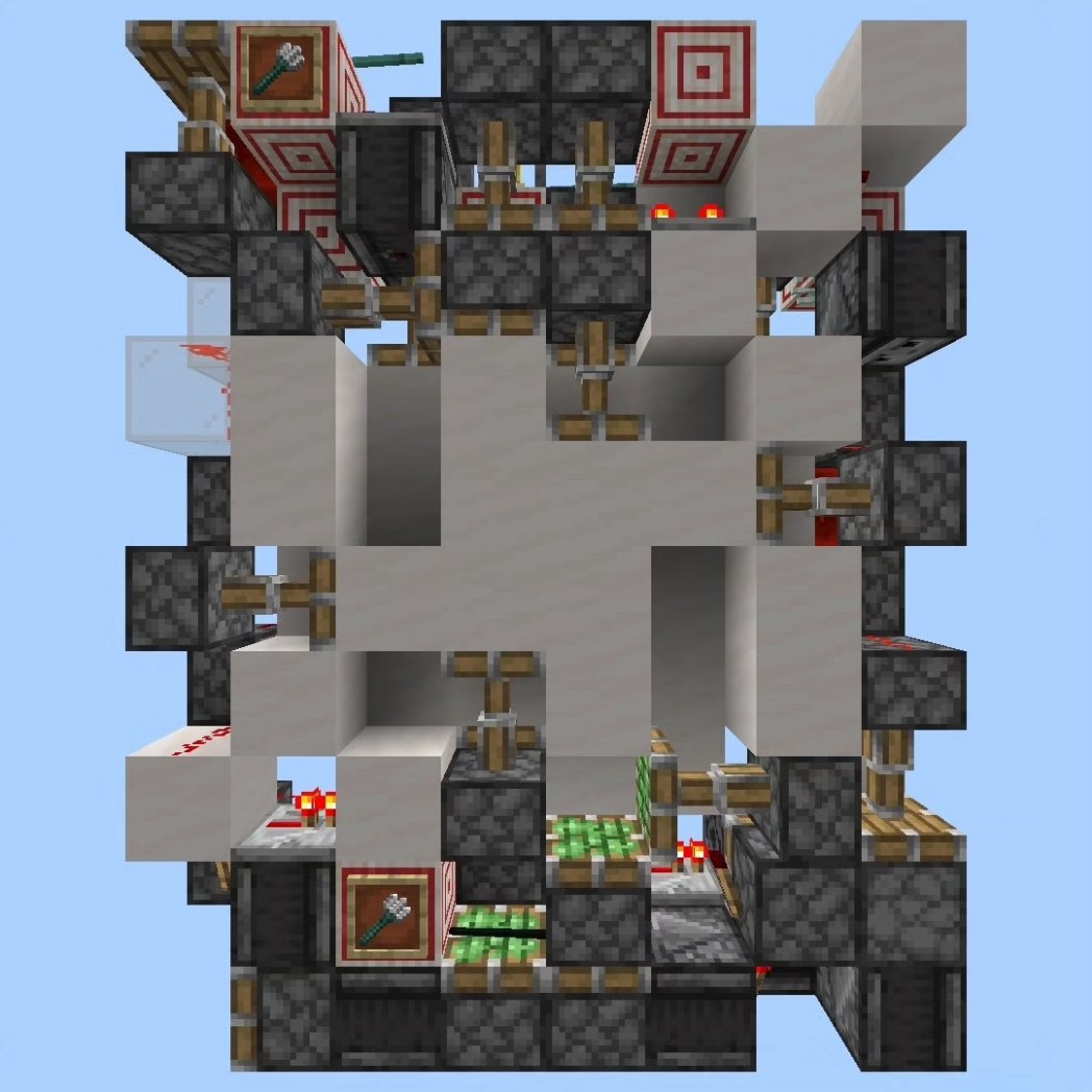 Redbgc1's tweet photo. «Smallest 4x4 Vortex Piston Door [McBe/Pe]»

•8×2×10 = 160 Blocks
•By: @Redbgc1 &amp; @EmmetJoe009 https://t.co/WNtqeUFXbV