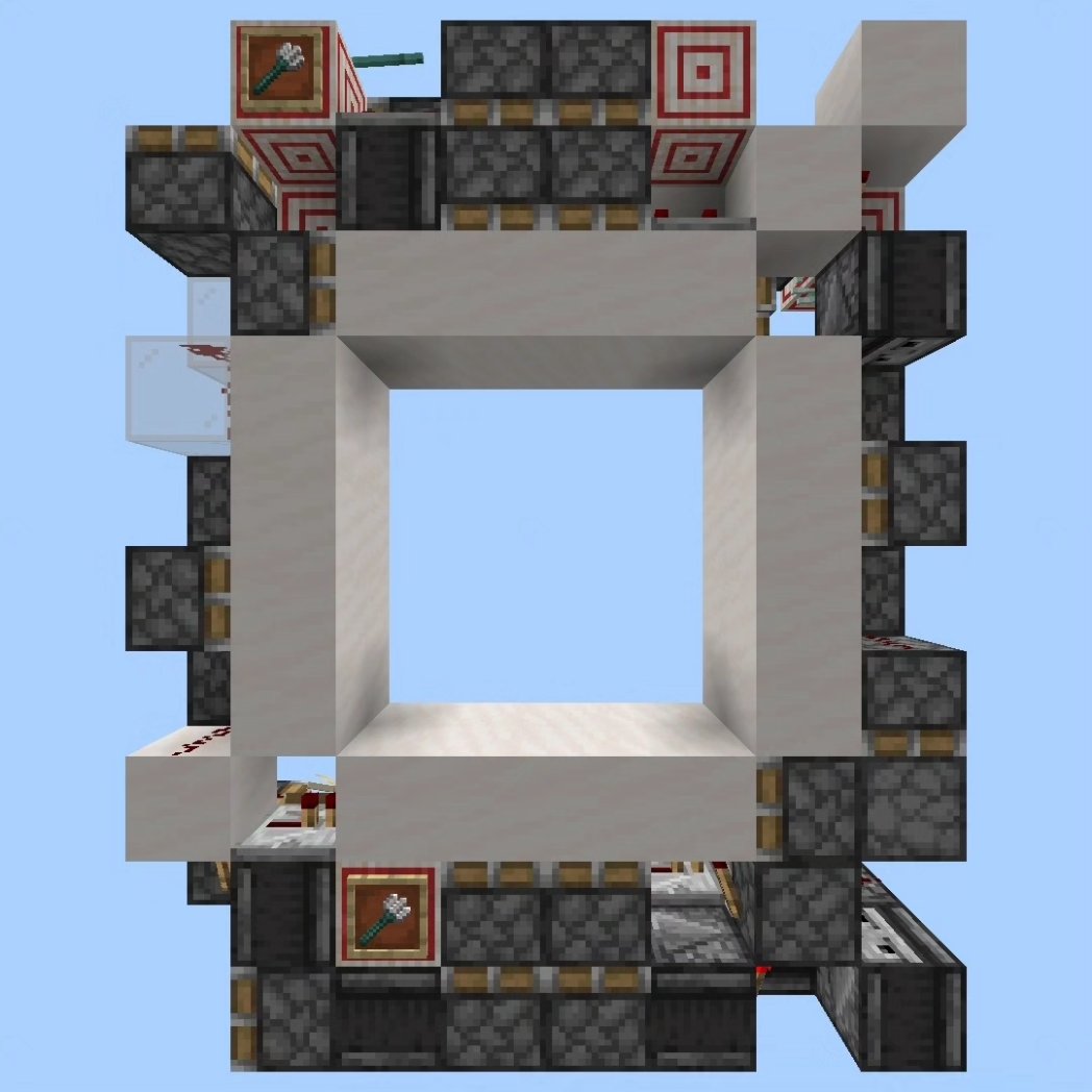 Redbgc1's tweet photo. «Smallest 4x4 Vortex Piston Door [McBe/Pe]»

•8×2×10 = 160 Blocks
•By: @Redbgc1 &amp; @EmmetJoe009 https://t.co/WNtqeUFXbV
