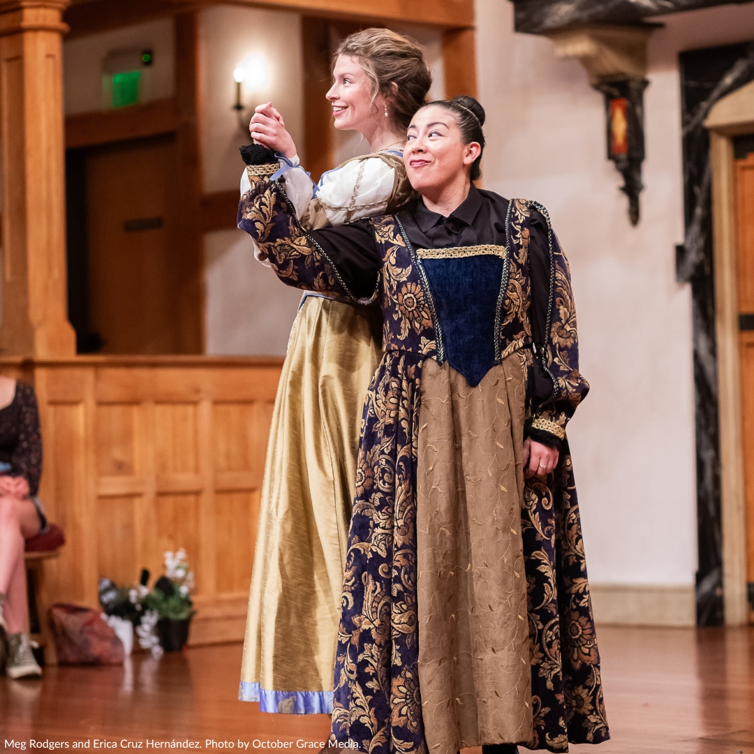 shakespearectr's tweet photo. Here's a little Sunday sneak peek at ASC's current production of MUCH ADO ABOUT NOTHING! Join Beatrice, Benedick, &amp; the whole crew now thru Nov 19 at the Blackfriars Playhouse for a celebration of romance, Shakespeare, &amp; ASC's 35th Anniversary! 
Get tix >> https://t.co/Uv3csInD28 https://t.co/eMbsjvd8SR
