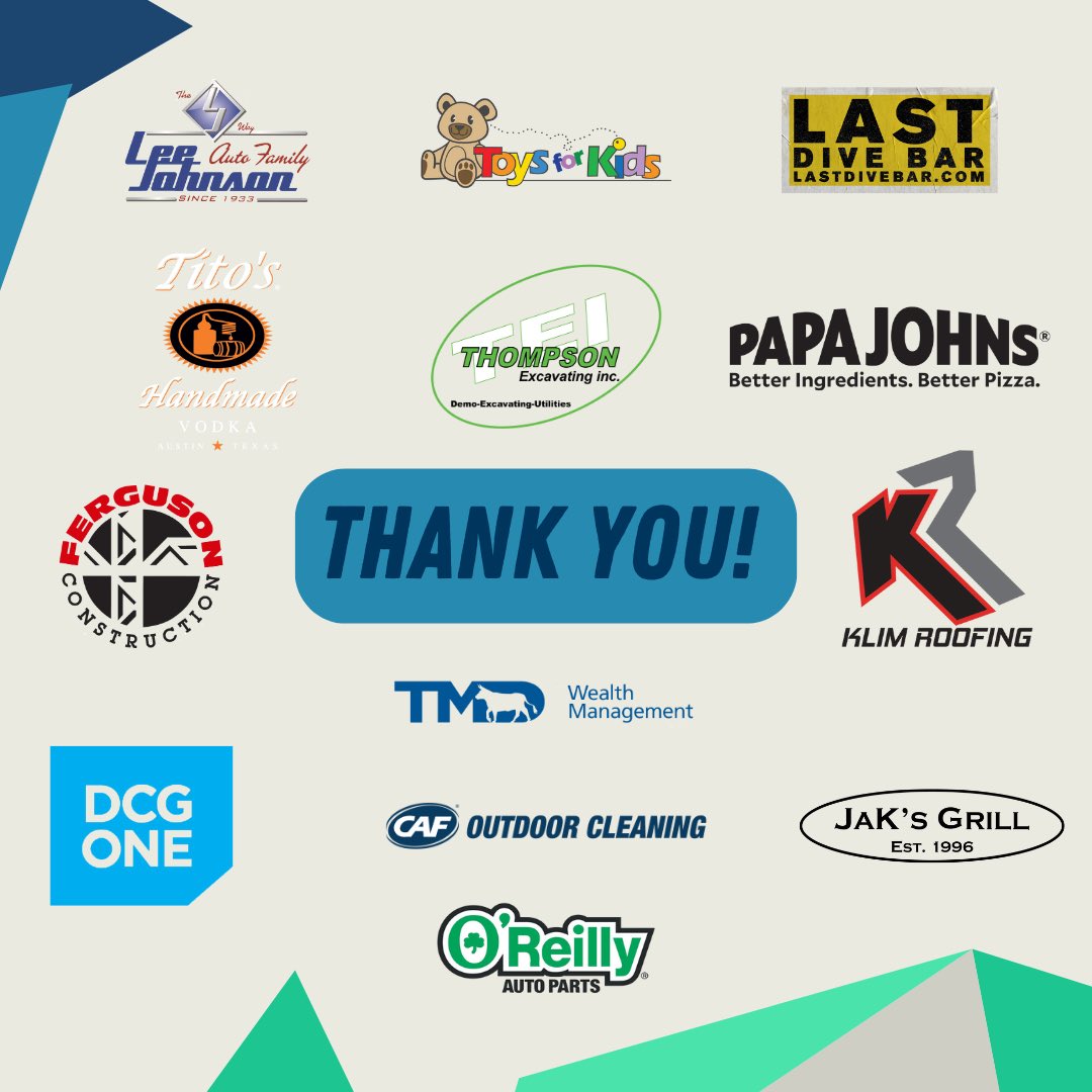 Whew! What a day! We cannot thank everyone enough for your time and generosity. We are so humbled to be able to host this event for you every year. And once again, here are the partners who make it possible: