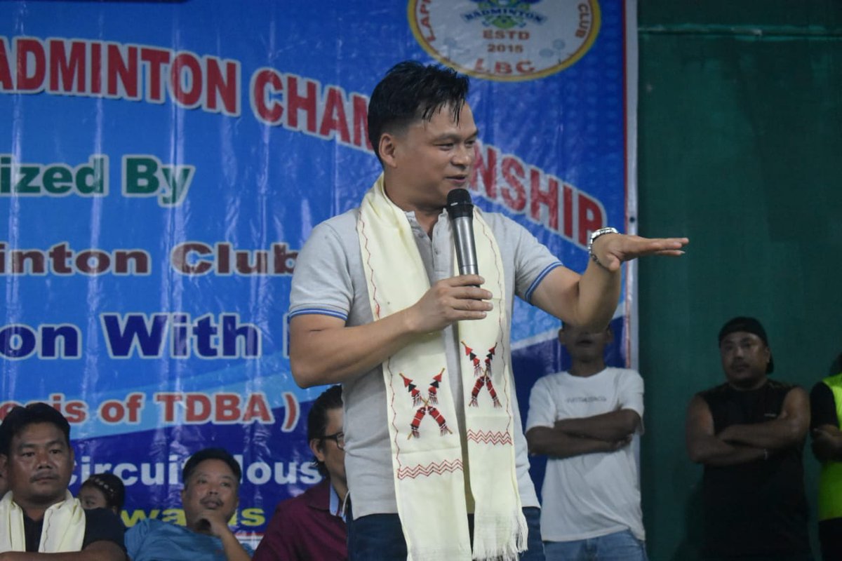 NMongku's tweet photo. Intra Tirap SUMMER BADMINTON 🏸 CHAMPIONSHIP 🏆 Organised by LAPNAN Badminton club collaboration with TIRAP BADMINTON ASSOCIATION @PemaKhanduBJP @NatungMama @OfGoap @SportsDept_GoAP @MyGovArunachal https://t.co/8XICe01LD2