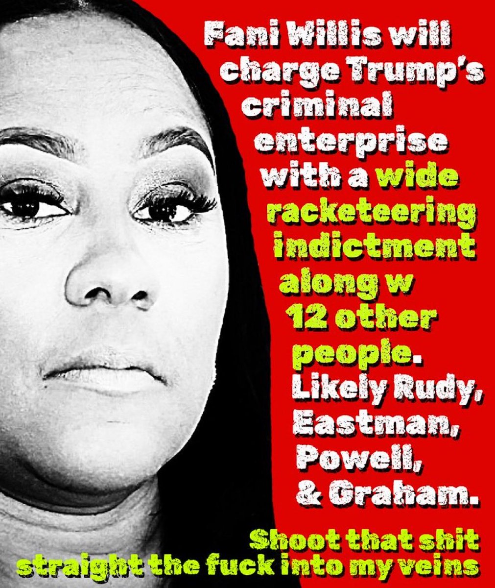 Reply with a 💙 if you support Fani Willis charging Donald trump and his accomplices to the fullest extent of the law.