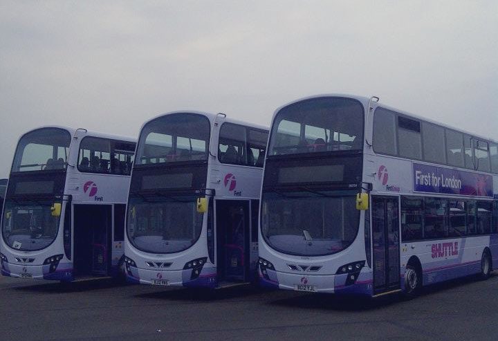 alexhornbyrail's tweet photo. On this day, 11 years ago. Legally moonlighting for FirstBus during the @London2012 Olympic Games. https://t.co/WRmNOyFOZS
