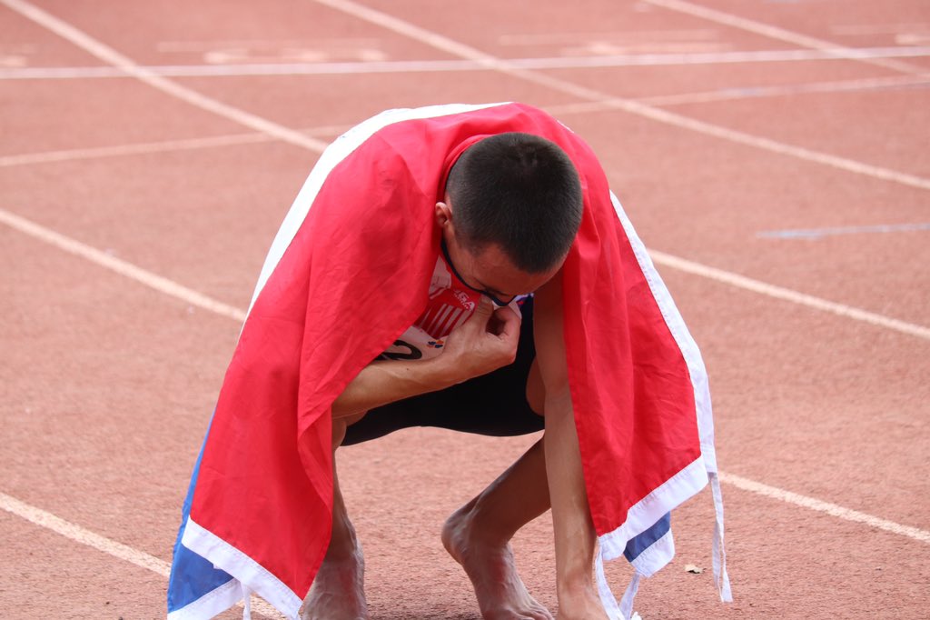 FPAOficial's tweet photo. ¡ALMIRON MEDALLA DE BRONCE! 🥉

El velocista Cesar Almiron logró la presea de bronce en la prueba de los 200 metros llanos en el Campeonato Sudamericano de Atletismo. 

El tiempo realizado por Almiron fue de 20.49 segundos. 

¡VAMOS CESAR! 🇵🇾 https://t.co/C6MJIo35s1