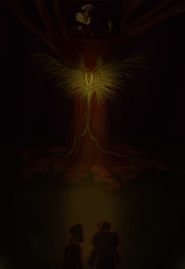 MothChip_Art's tweet photo. Growth #CryptidInJuly #CryptidInJuly2023 https://t.co/pGt6jSqJJU