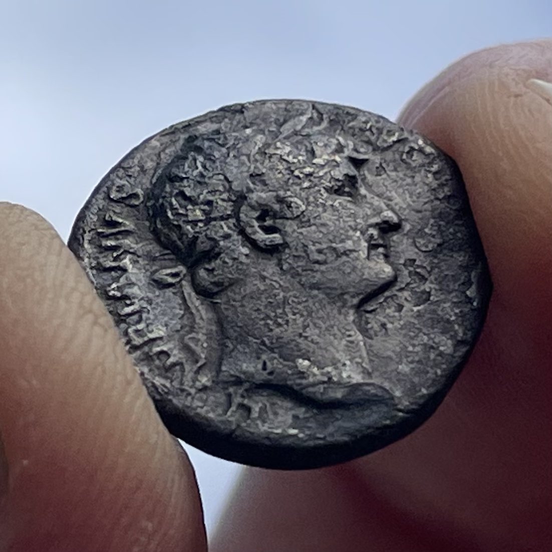 medieval_digger's tweet photo. Just one more time! Here’s the silver Roman coin from last week! 😍👌 #metaldetector #metaldetecting #metaldetect https://t.co/7IsNfjETXy