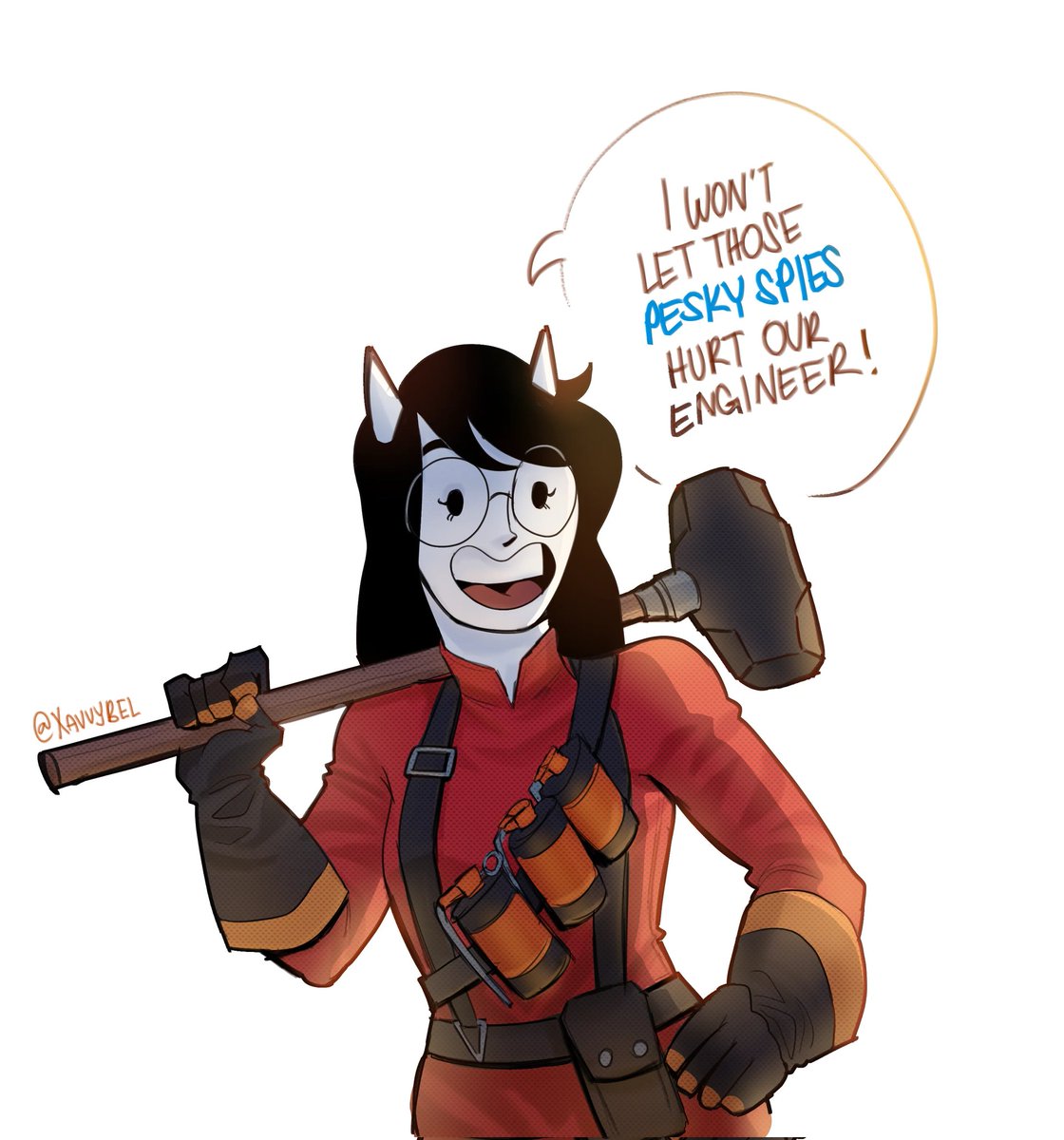 XavvyBel's tweet photo. There's a sudden surge of homestuck people checking out my stuff

Here's a bunch of old drawings I did of the alpha and beta players as the Tf2 classes (and administrator). Unfortunately, I never got around to doing Dirk and Roxy

#tf2 #homestuck https://t.co/kkon8oW1Fn
