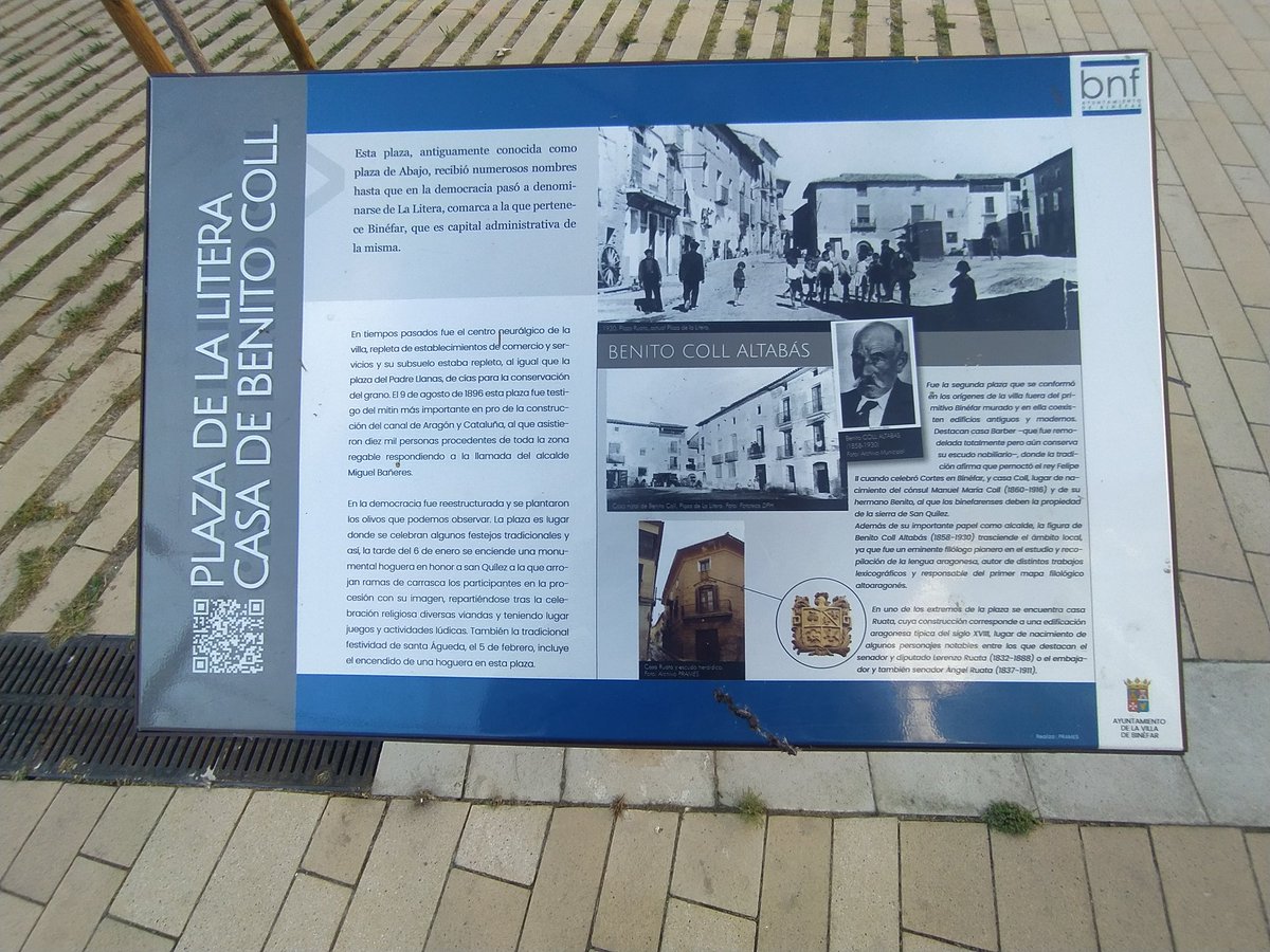 agraciatonso's tweet photo. Siempre que paso por #Binéfar ye obligau entrar-ie e ir cara t'a casa de #BenitoColl.Chusto agora, fa un lustro, astí vivié uno d'os míos momentos más bonicos chunto a la suya nieta, que ya no ye con nusatros. Charremos asabelo de Benito y prou que cal fer-lo siempre. https://t.co/WQKpy5pbJw