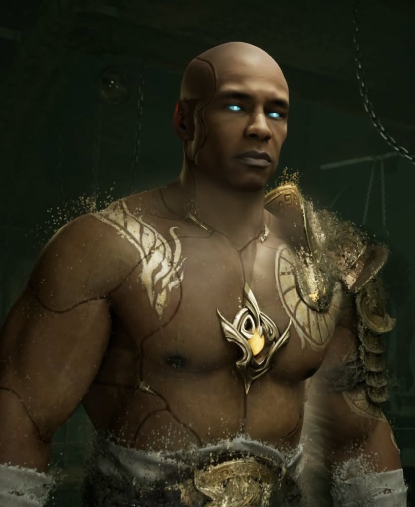 RainyJady's tweet photo. I still can’t get over that time when some people actually said “Geras isn’t black he’s a time construct” in mk11. Like bruh these people don’t want characters to be black so bad😭😭😭 https://t.co/pM8Cupmkr6