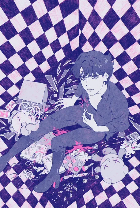 gonna join everyone qrting this cool project with my stuff  i'm ann, and i love creating zines, telling stories, and drawing bts !!