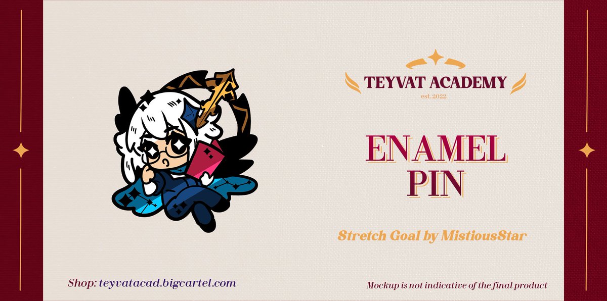 💫 MERCH PREVIEW: ENAMEL PIN 💫 Here's a sneak peek of Principal Paimon during the graduation ceremony! @MistiousStar managed to capture their scholarly charm 👀 ⬇️ PREORDER NOW ⬇️